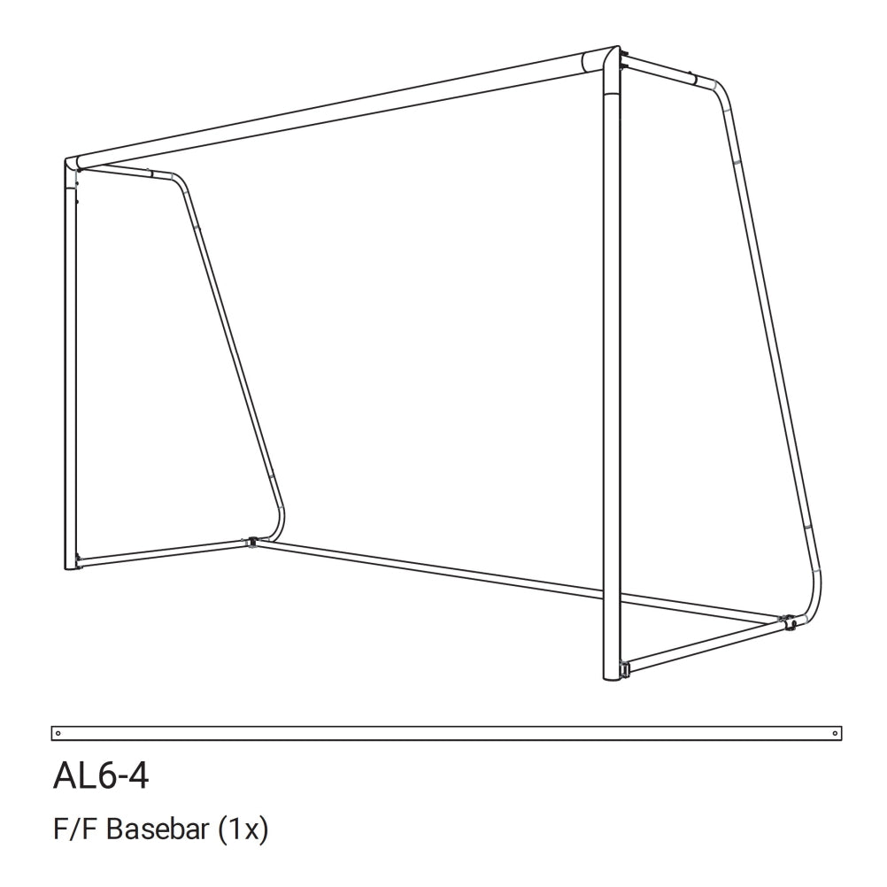 SPARE PART - PRO ALU MATCH - 6 X 4 BASE BAR (AL6-4)
