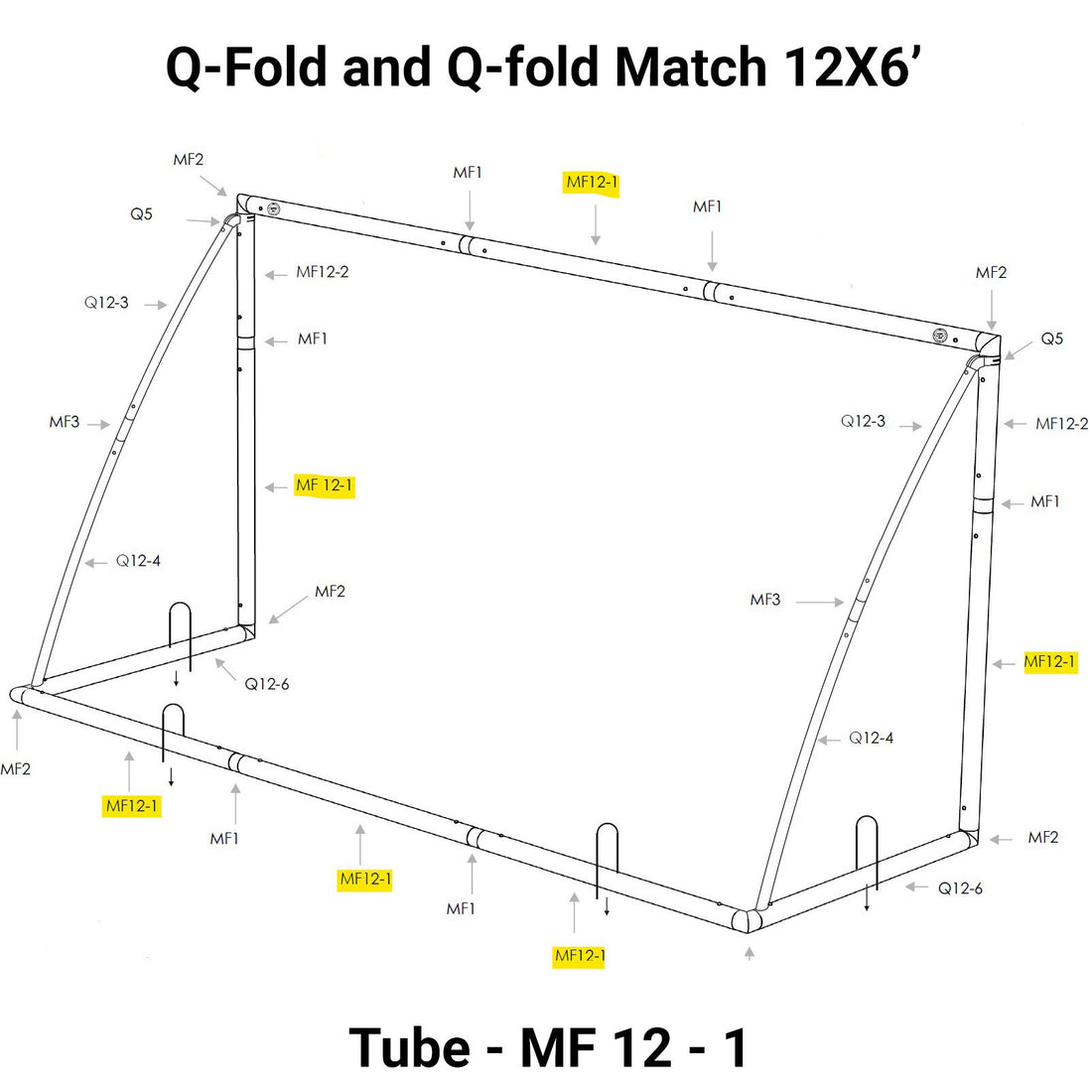 SPARE PART - TUBE - Q-FOLD 2023 - MF 12-1
