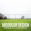 In-Ground Barrier Net System 10' (Multiple Sizes) - QUICKPLAY USA -
