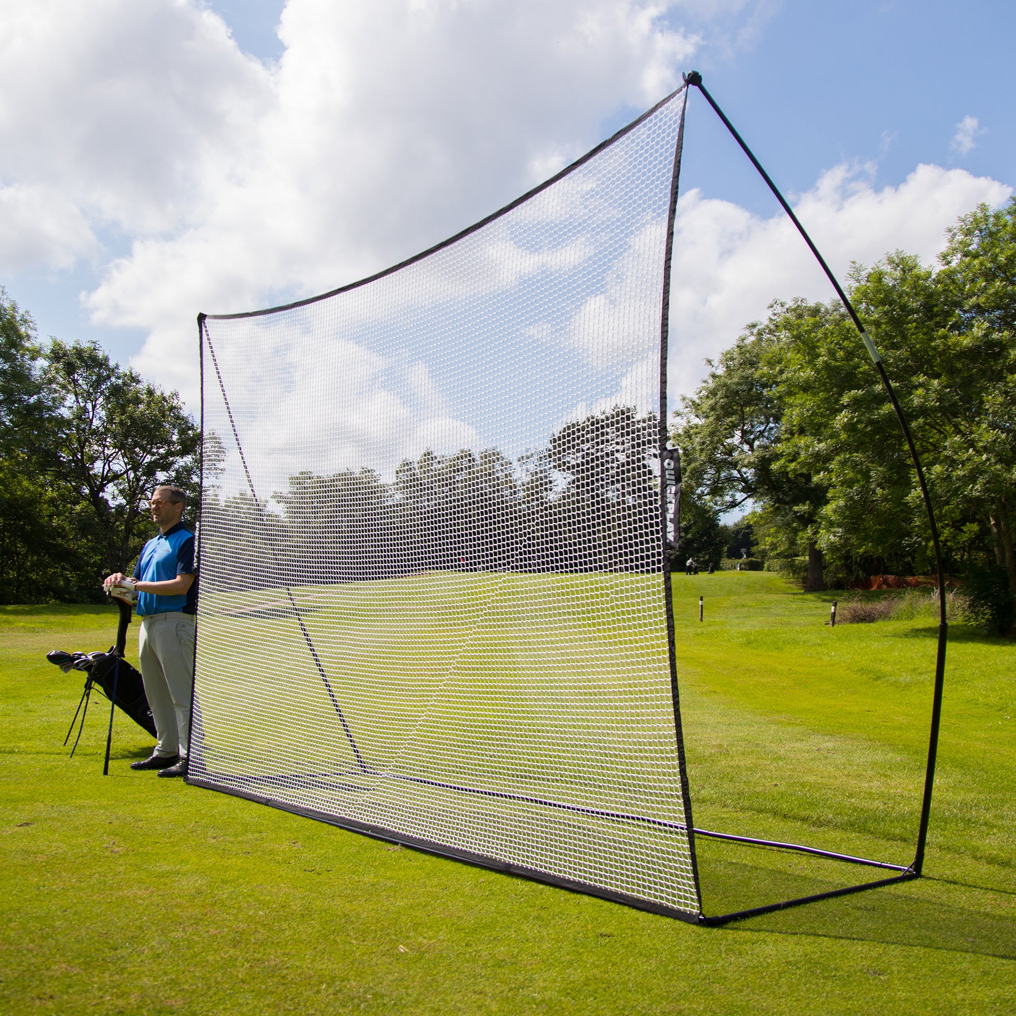 【極美品】クイックプレイ メガネット 12×9ft 大型集球ネット 練習用 Portable Golf Net 12x9' | Golf Hitting Net