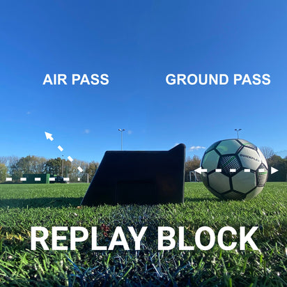 REPLAY Block Dual Angle Rebound Board - QUICKPLAY - Astroturf Backyard indoor instructions Pro Rebound Board rebounder replay station ship20 Soccer Soccer Coach Soccer Teams Soccer Training