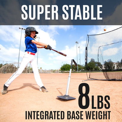 Baseball Batting Tee - Pro Grade Hitting Tee - QUICKPLAY - baseball Baseball Coach Baseball Teams Baseball Training instructions ship15