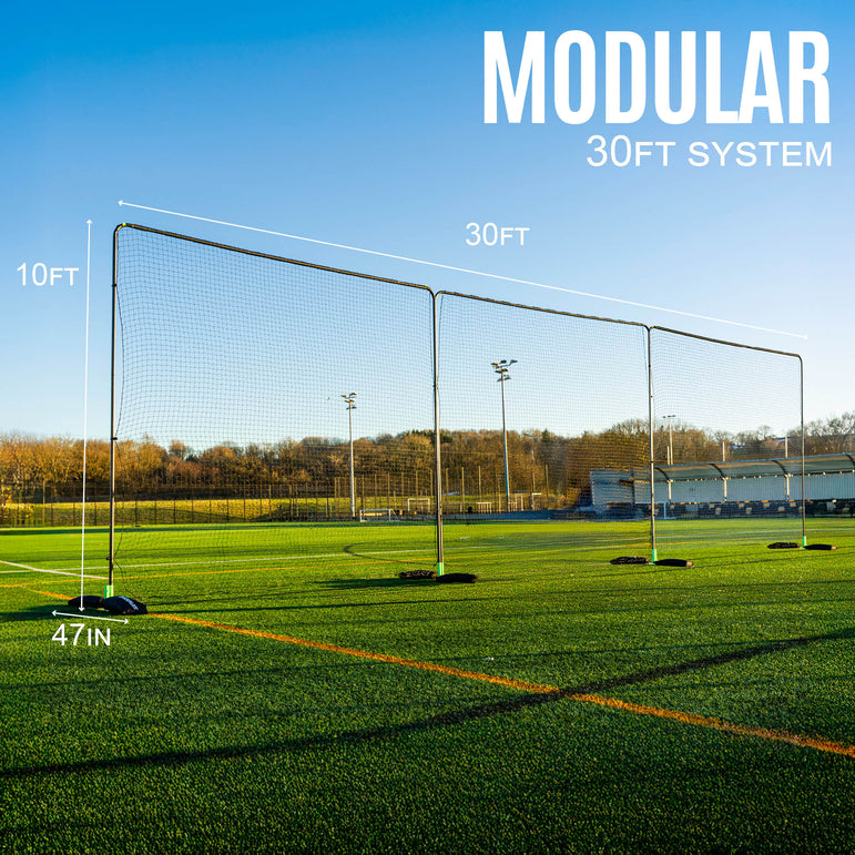 Barrier Net System Freestanding (Multiple Sizes) 30'x10' QUICKPLAY
