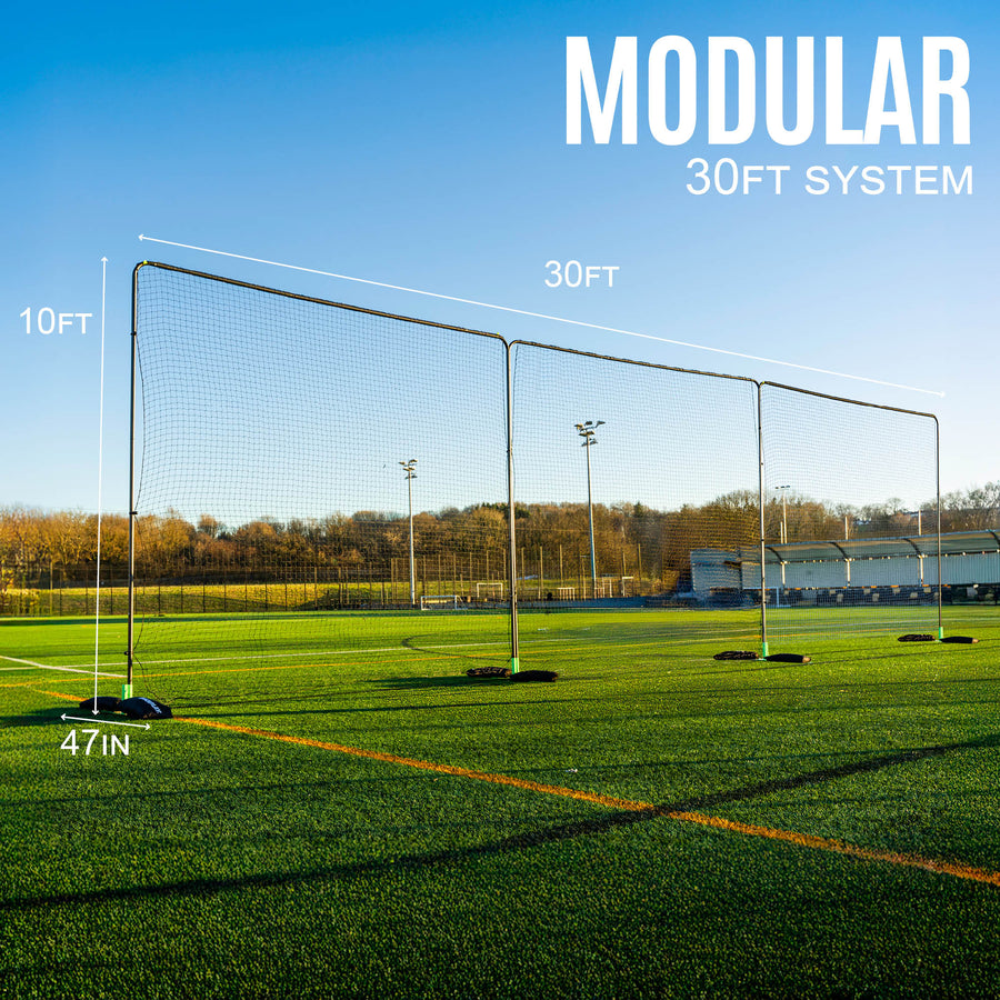 Barrier Net System Freestanding (Multiple Sizes) 30'x10' QUICKPLAY
