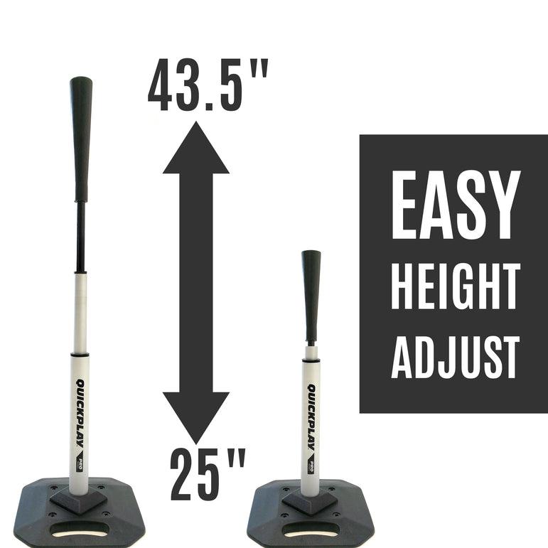Baseball Batting Tee - Pro Grade Hitting Tee QUICKPLAY