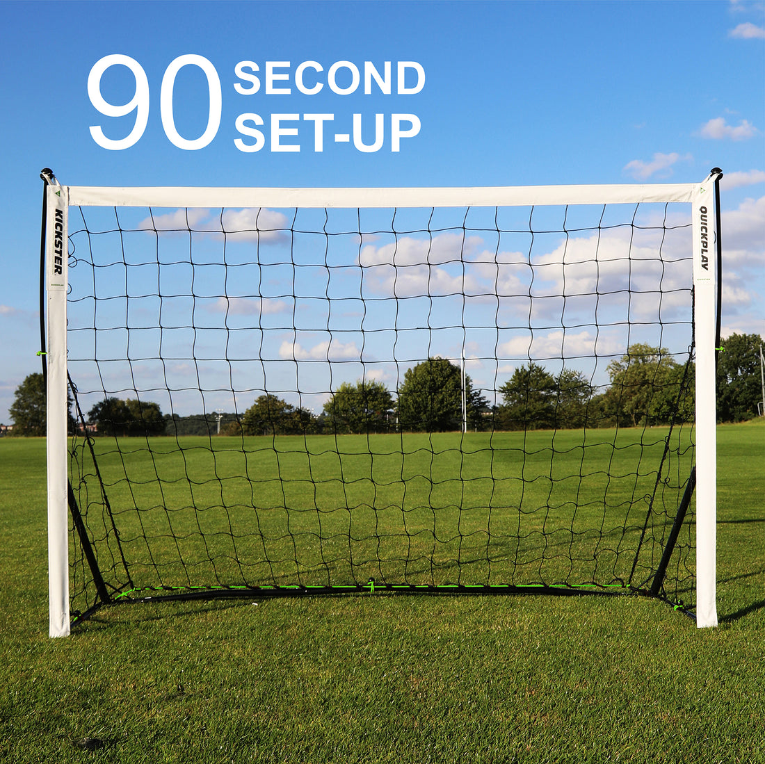 KICKSTER Portable Soccer Goal 6x4'