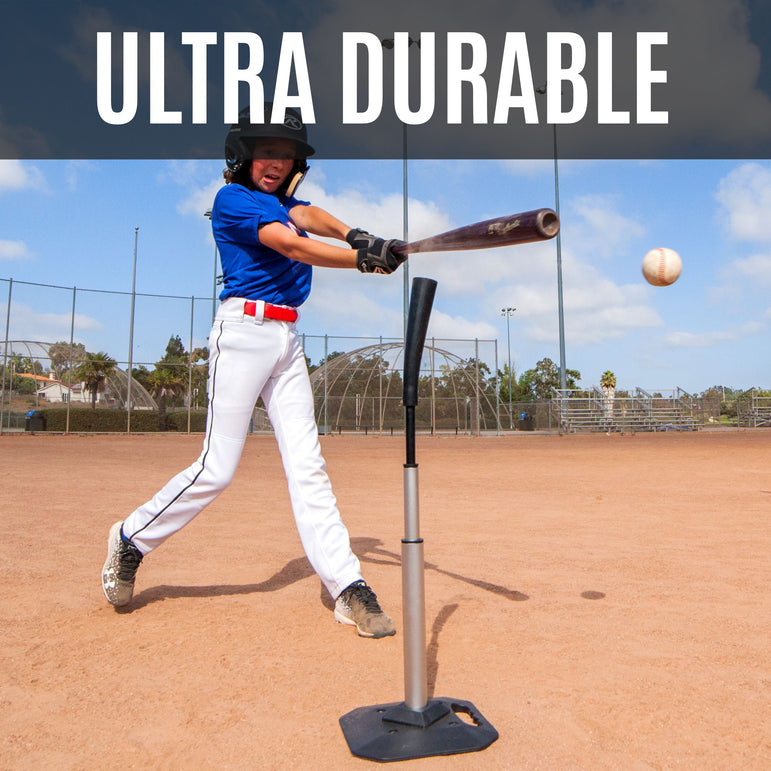 Baseball Batting Tee - Pro Grade Hitting Tee QUICKPLAY