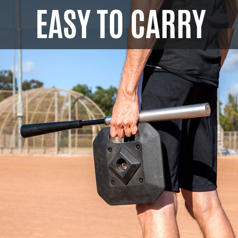 Baseball Batting Tee - Pro Grade Hitting Tee QUICKPLAY