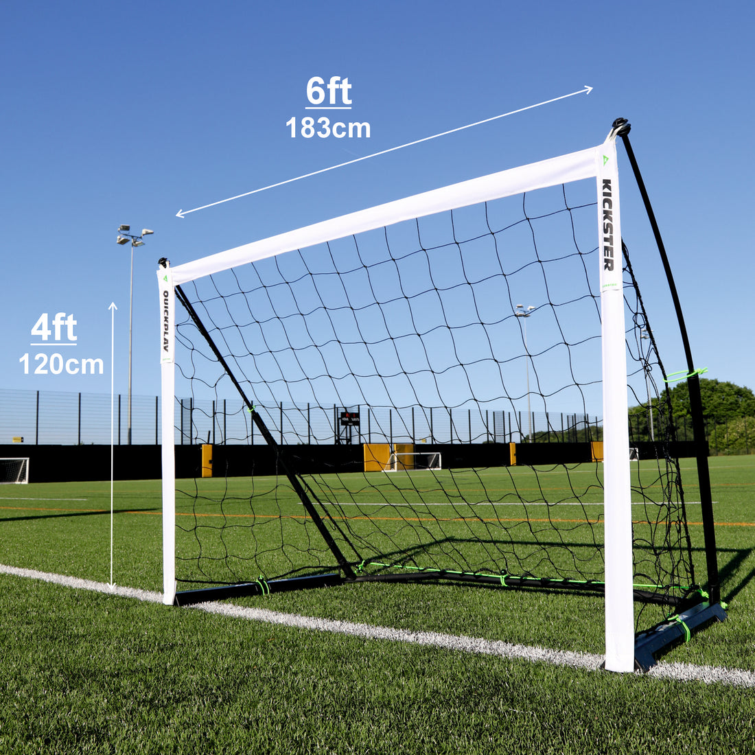 KICKSTER PRO Portable Soccer Goal 6x4'