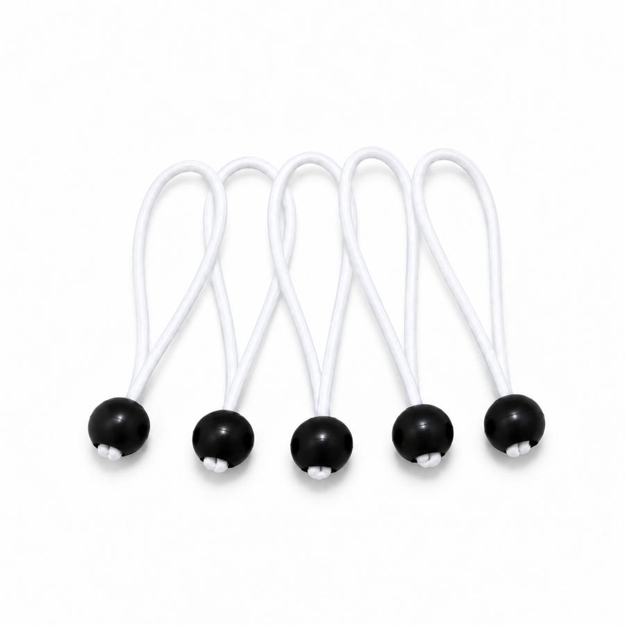 Spare Part - Bungee - White 6in - (pack of 5)