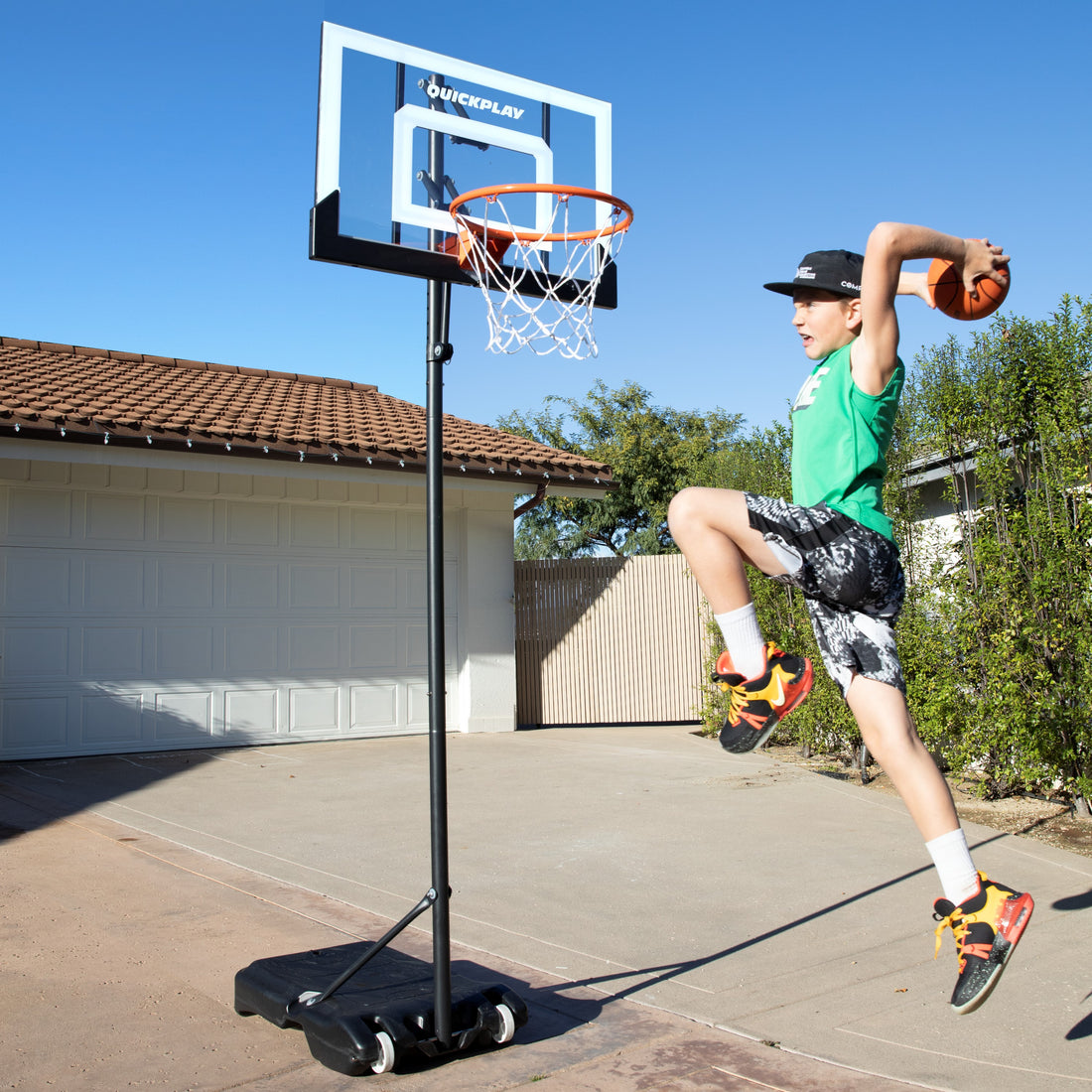 Junior Basketball Hoop System  BALLER Mini Hoop - QUICKPLAY USA