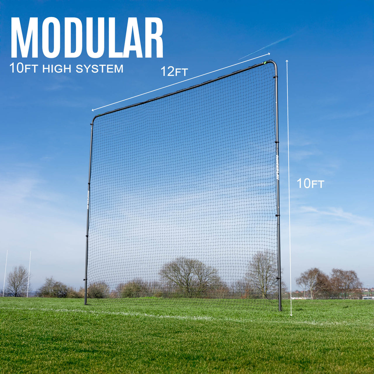 10ft Barrier Net System In-Ground (Multiple Sizes)