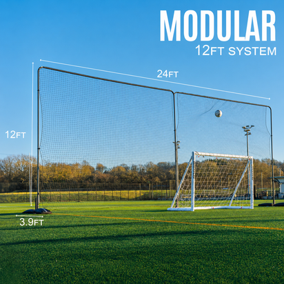12ft Barrier Net System Freestanding (Multiple Sizes)