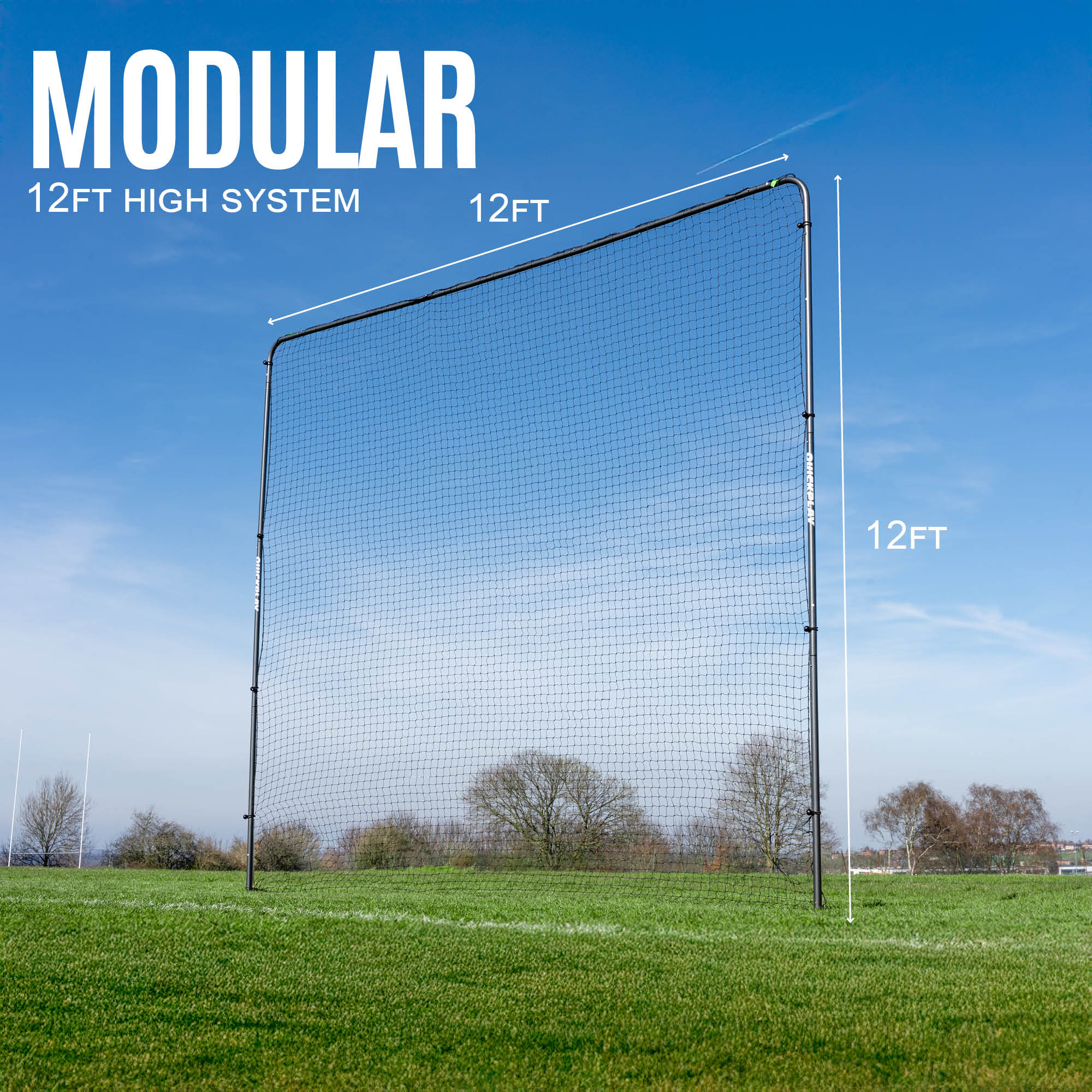 ネット　3ｍ×12ｍ 12ft Barrier Net System In-Ground (Multiple Sizes)