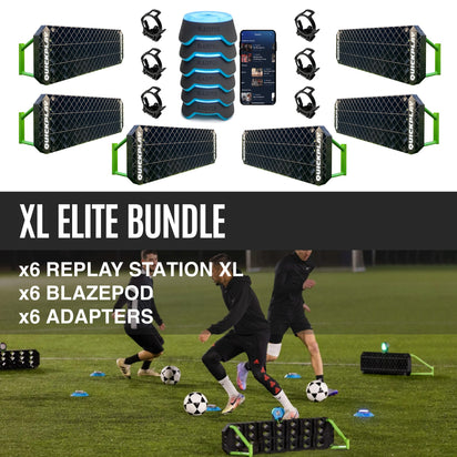 REPLAY Station x BlazePod - XL Elite Bundle - QUICKPLAY - Astroturf blazepod Pro replay station ship150 smart rebounder Soccer Coach Soccer Teams Soccer Training