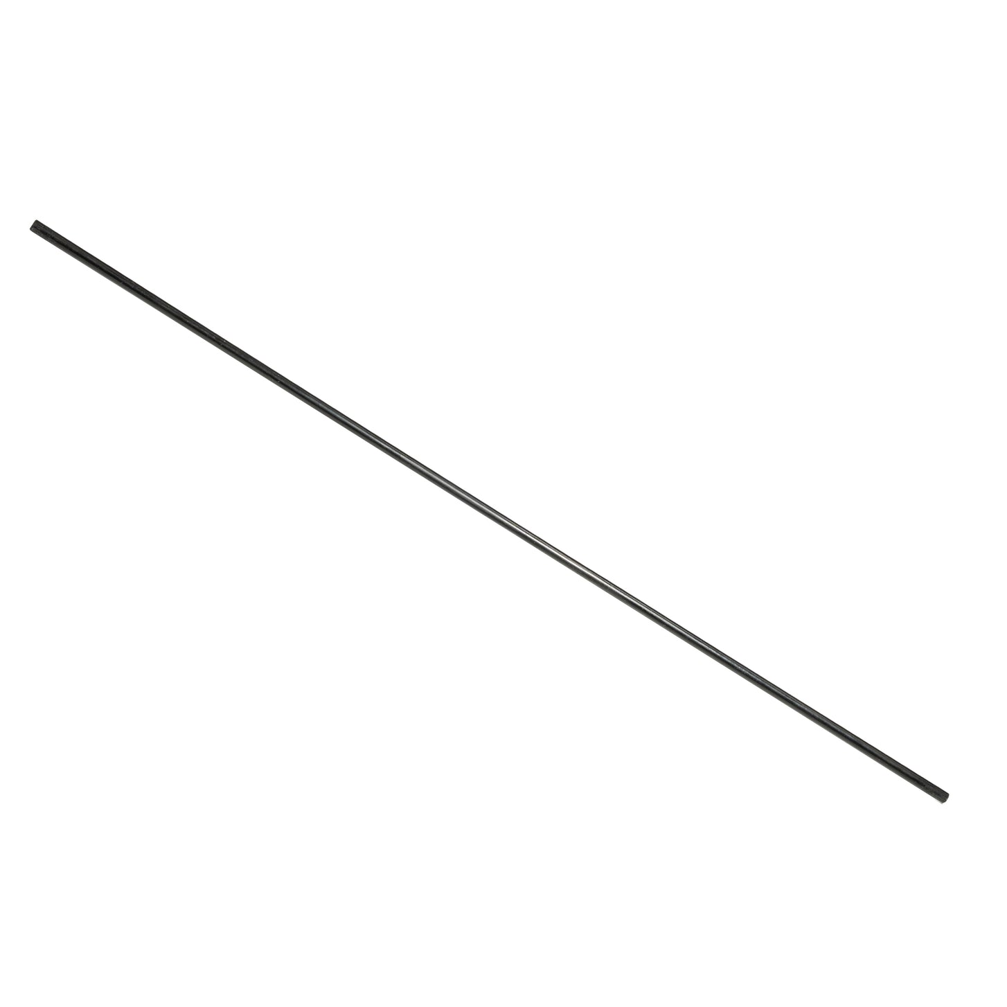 Thin black KICKSTER PRO 5x3' upright rod on a white background.