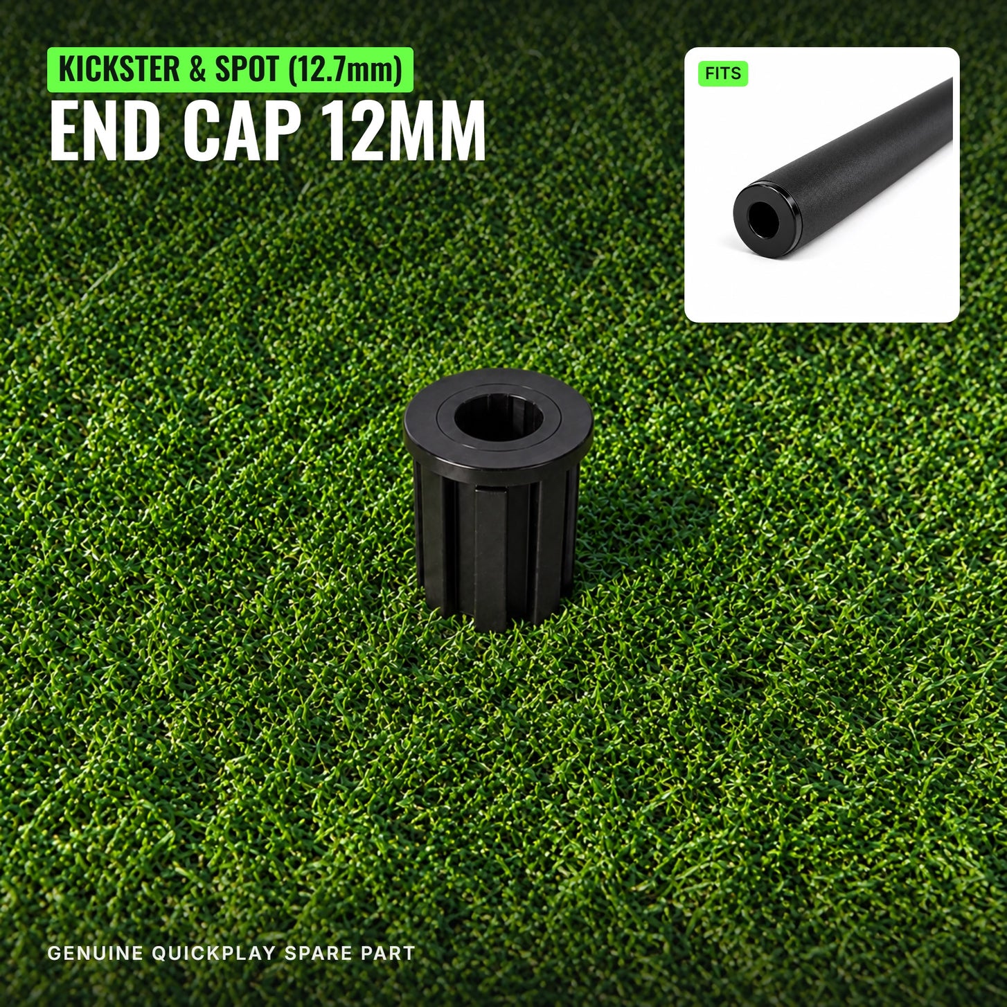 Spare Part - End Cap 12mm (Flexi-Post Uprights)