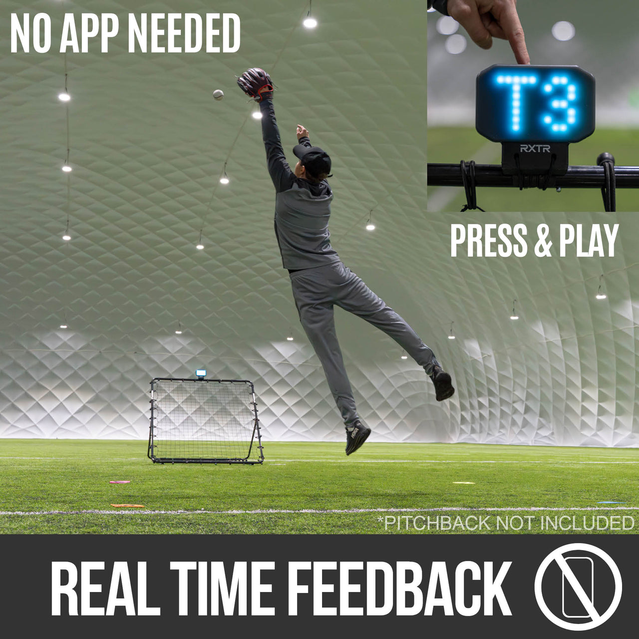 RXTR Baseball Fielding Reaction Light