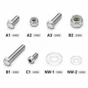 Spare Part - Hardware Set - MATCH 60/80/110
