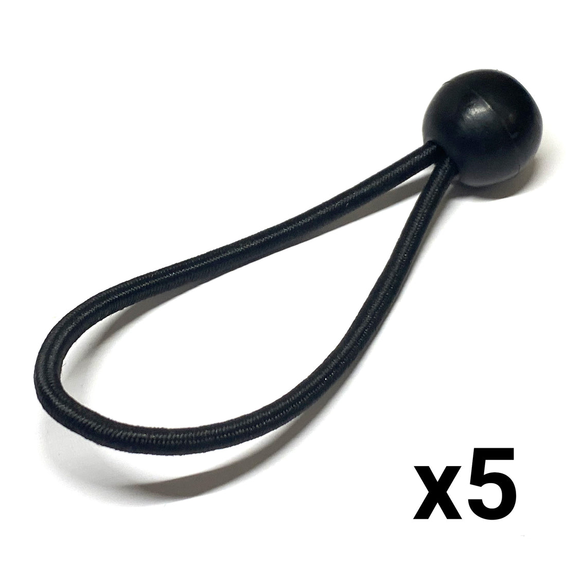 SPARE PART - BUNGEES - Black 120mm - 5 pack
