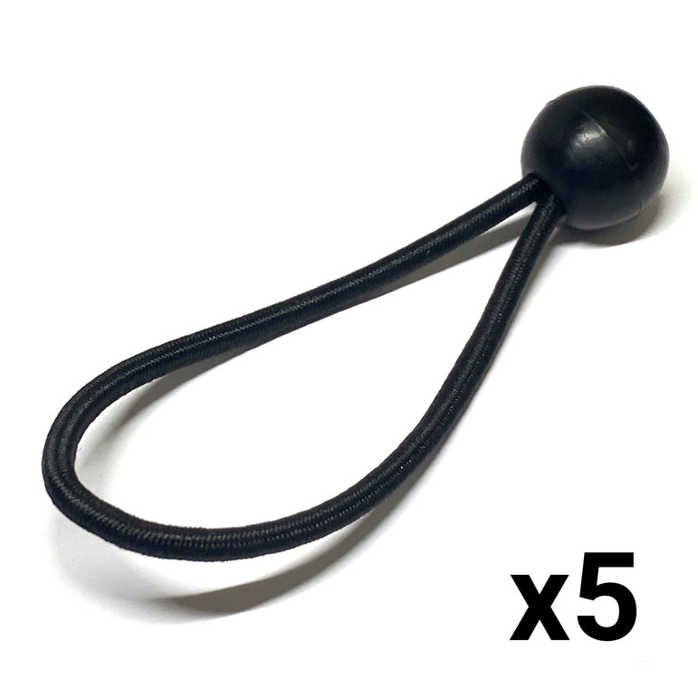 Spare Part - Bungee - Black 4.7in - (Pack of 5) QUICKPLAY