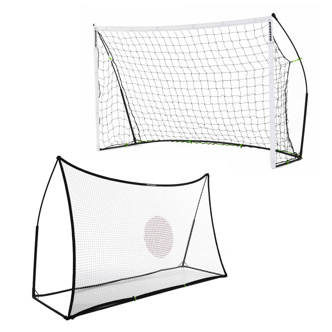 KICKSTER 2 in 1 Soccer Goal / Soccer Rebounder 8x5' - QUICKPLAY - Backyard instructions Rebound Wall rebounder ship15 Soccer Soccer Goal Soccer Training