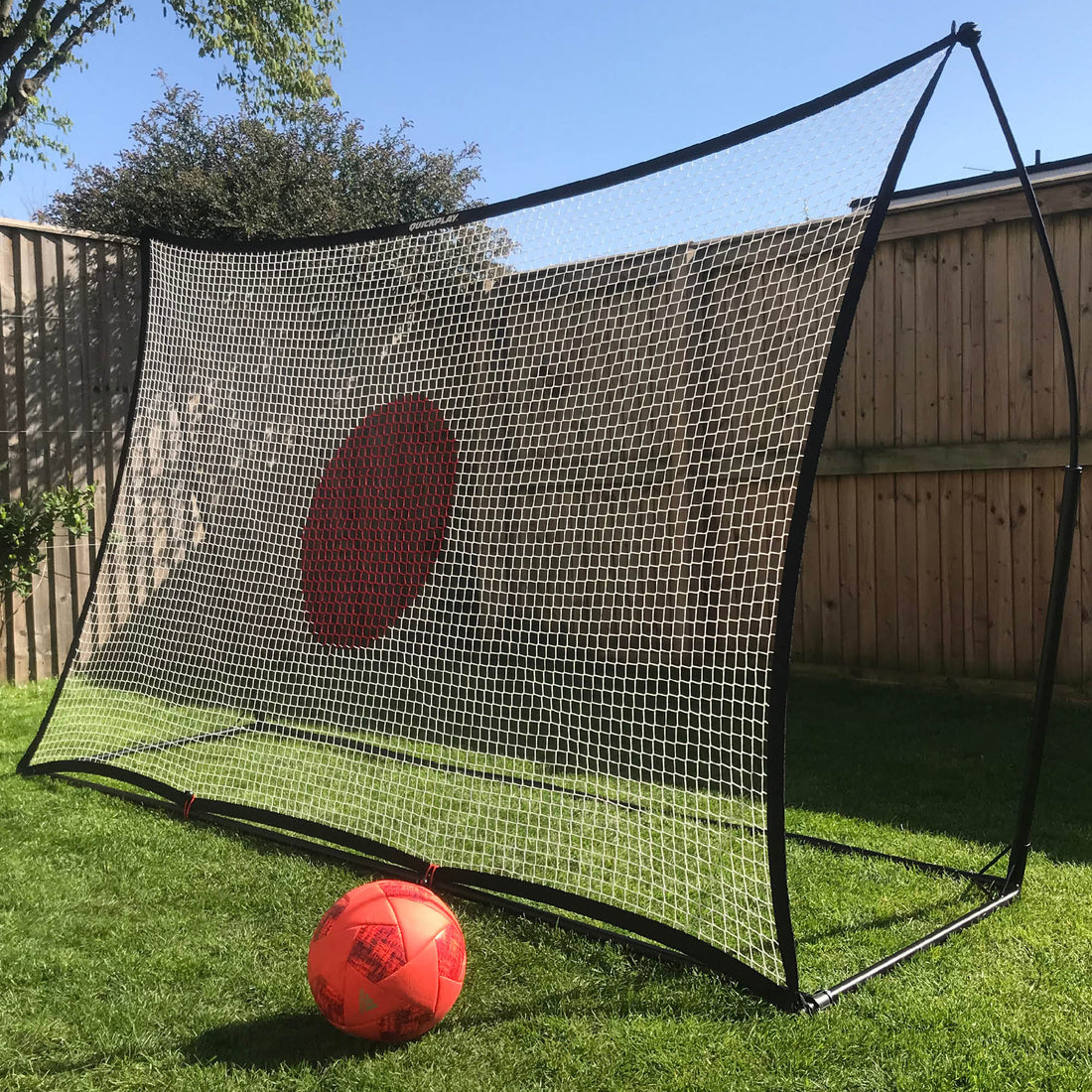 KICKSTER 2 in 1 Soccer Goal / Soccer Rebounder 8x5' - QUICKPLAY - Backyard instructions Rebound Wall rebounder ship15 Soccer Soccer Goal Soccer Training