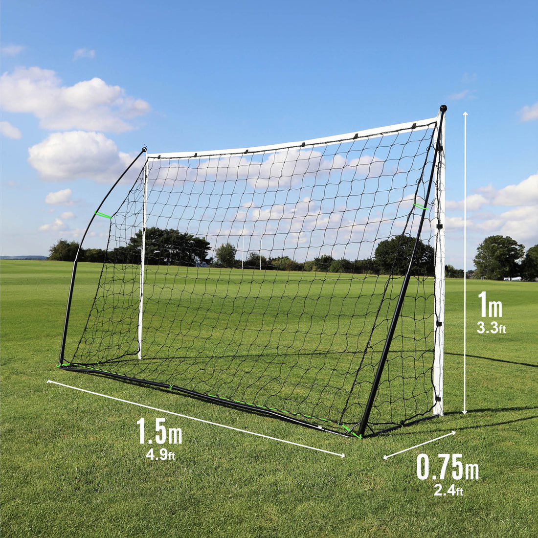 KICKSTER Portable Soccer Goal 5x3' - QUICKPLAY - Backyard backyard goal instructions portable ship15 Soccer