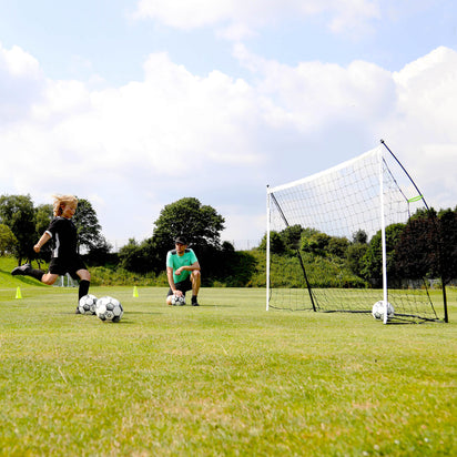 KICKSTER Portable Soccer Goal 5x3' - QUICKPLAY - Backyard backyard goal has-spares instructions portable ship15 Soccer