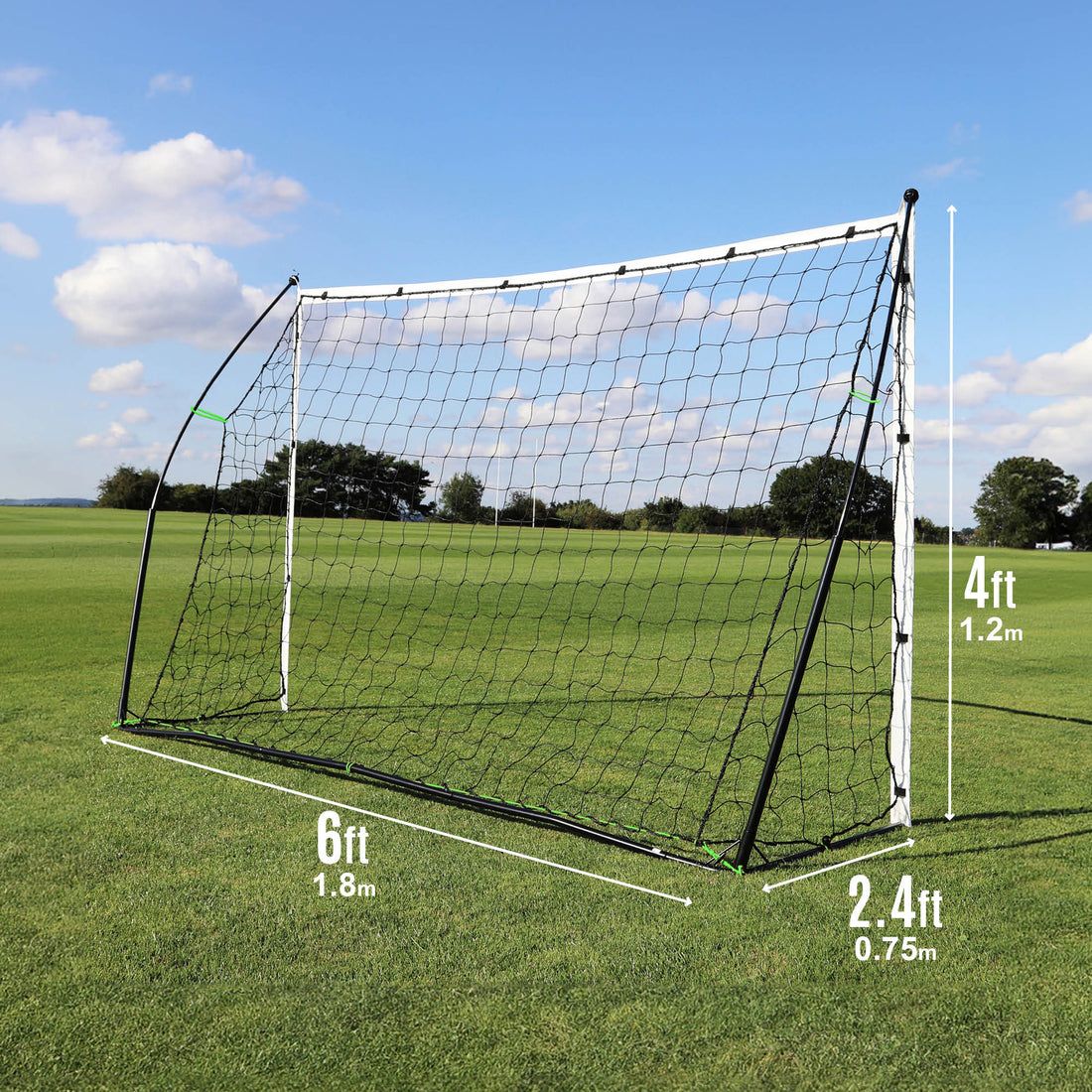 KICKSTER Portable Soccer Goal 6x4' - QUICKPLAY - Backyard backyard goal instructions portable ship15 Soccer