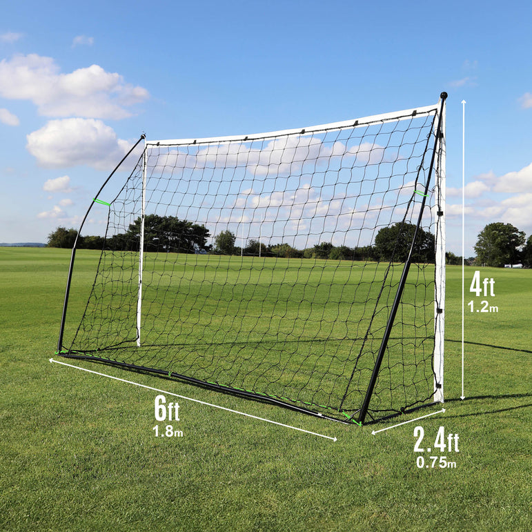 KICKSTER Portable Soccer Goal 6x4' QUICKPLAY
