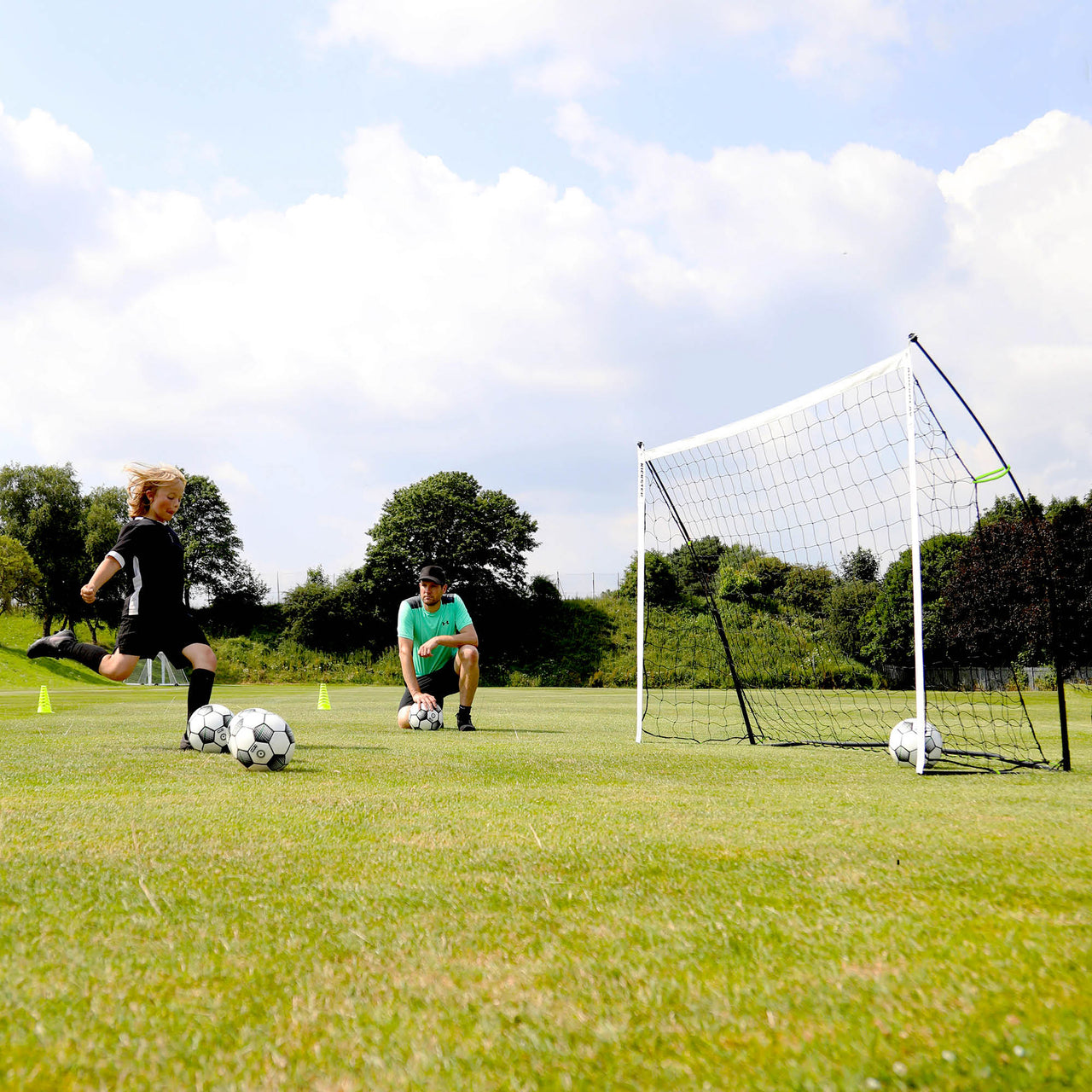 KICKSTER Portable Soccer Goal 6x4' QUICKPLAY