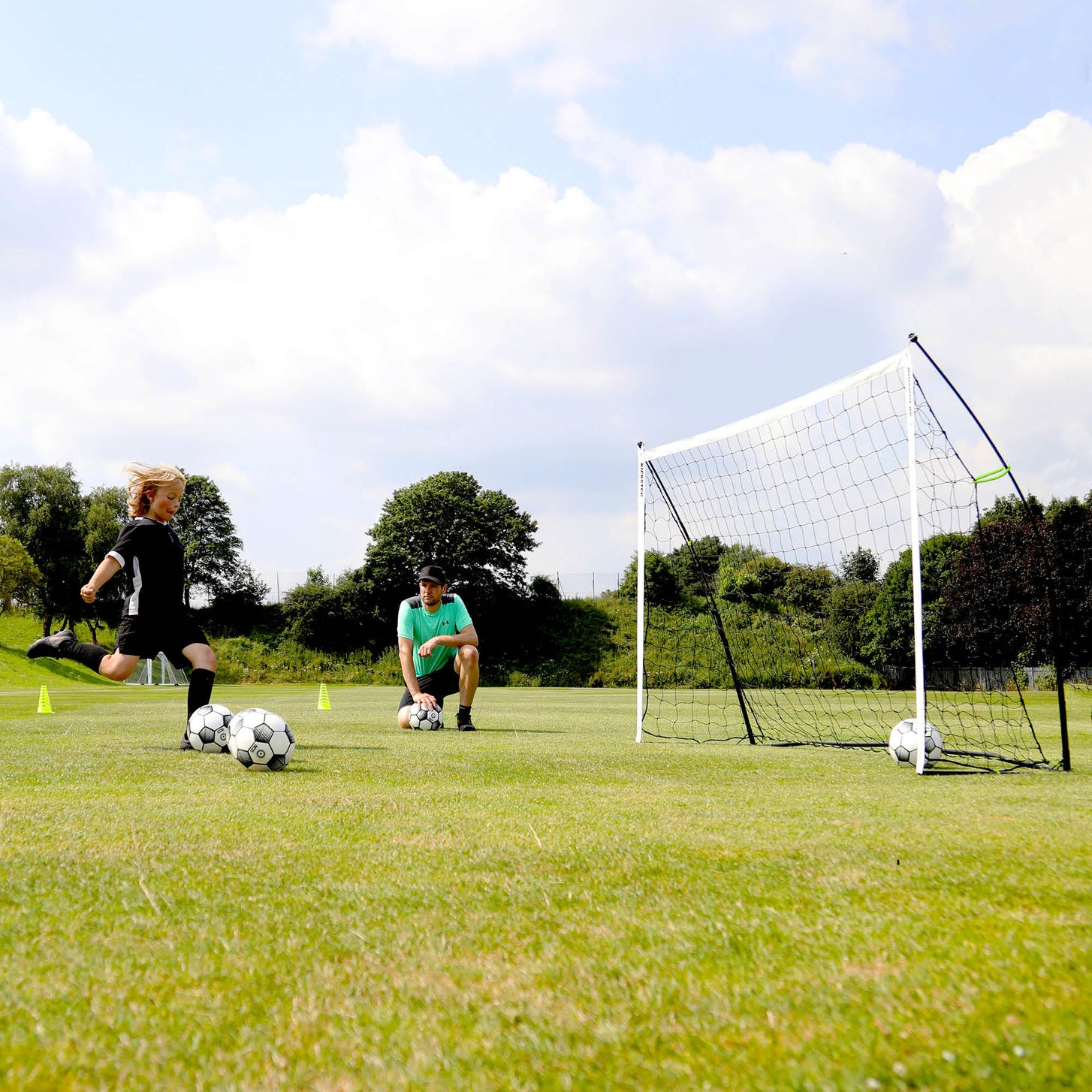 KICKSTER Portable Soccer Goal 6x4' QUICKPLAY