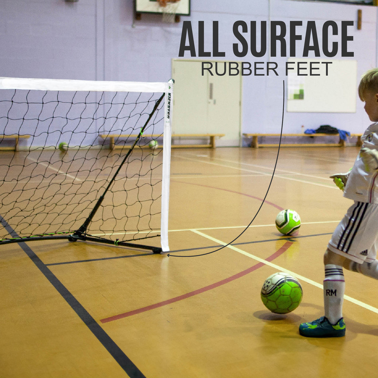 KICKSTER Elite Portable Soccer Goal 6x4' QUICKPLAY