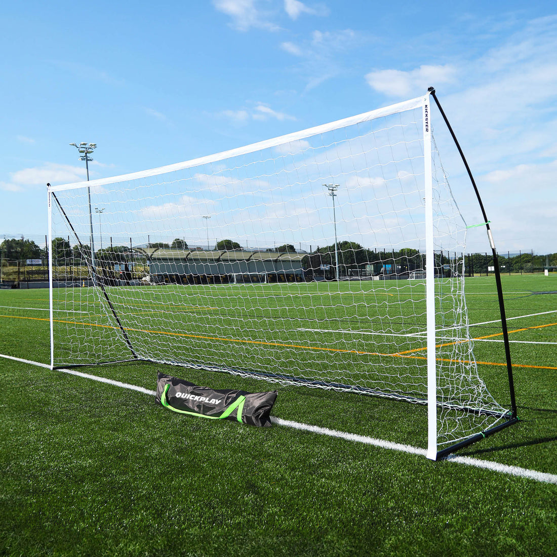 KICKSTER Elite Portable Soccer Goal 18.5x6.5' - QUICKPLAY - Astroturf indoor instructions portable Pro ship20 Soccer Soccer Coach Soccer Teams