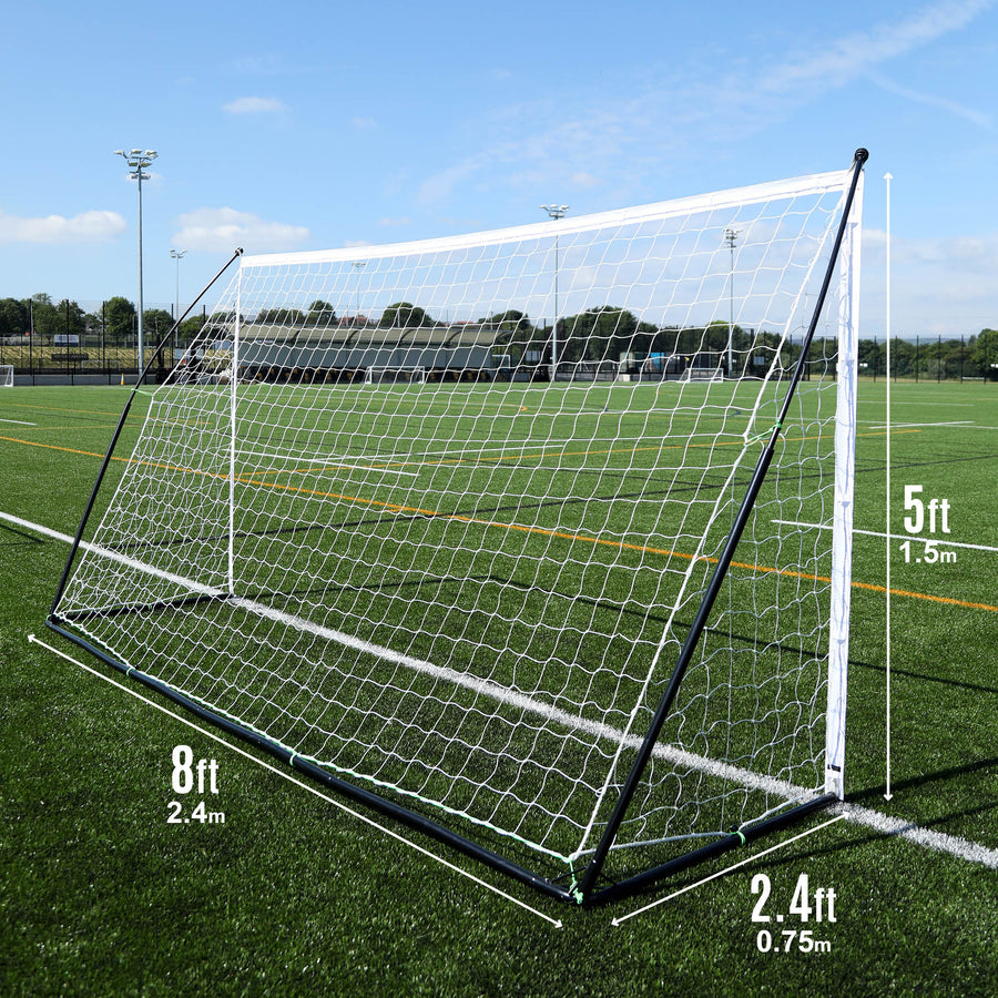 KICKSTER Elite Portable Soccer Goal 8x5' QUICKPLAY