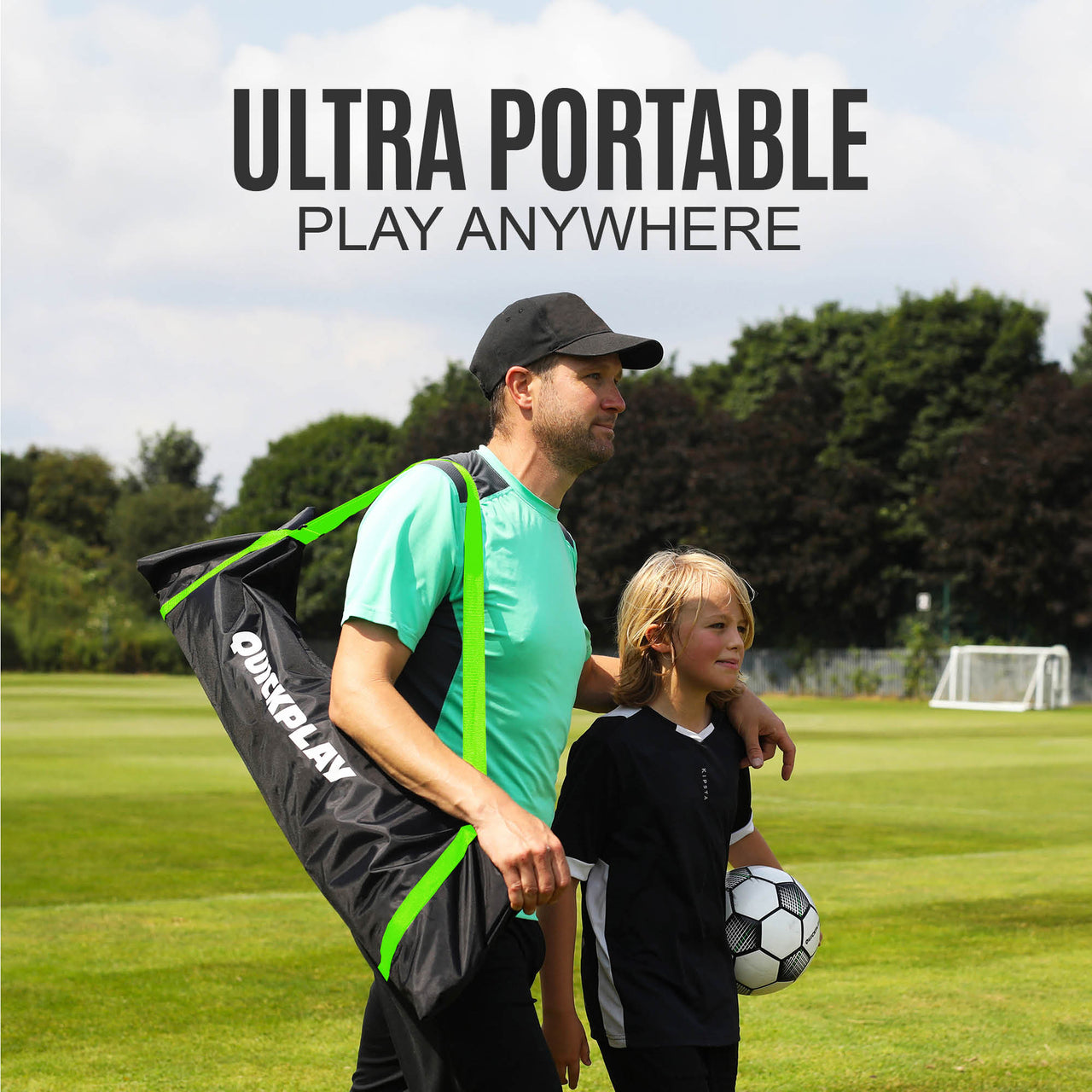 KICKSTER Elite Portable Soccer Goal 5x3' QUICKPLAY