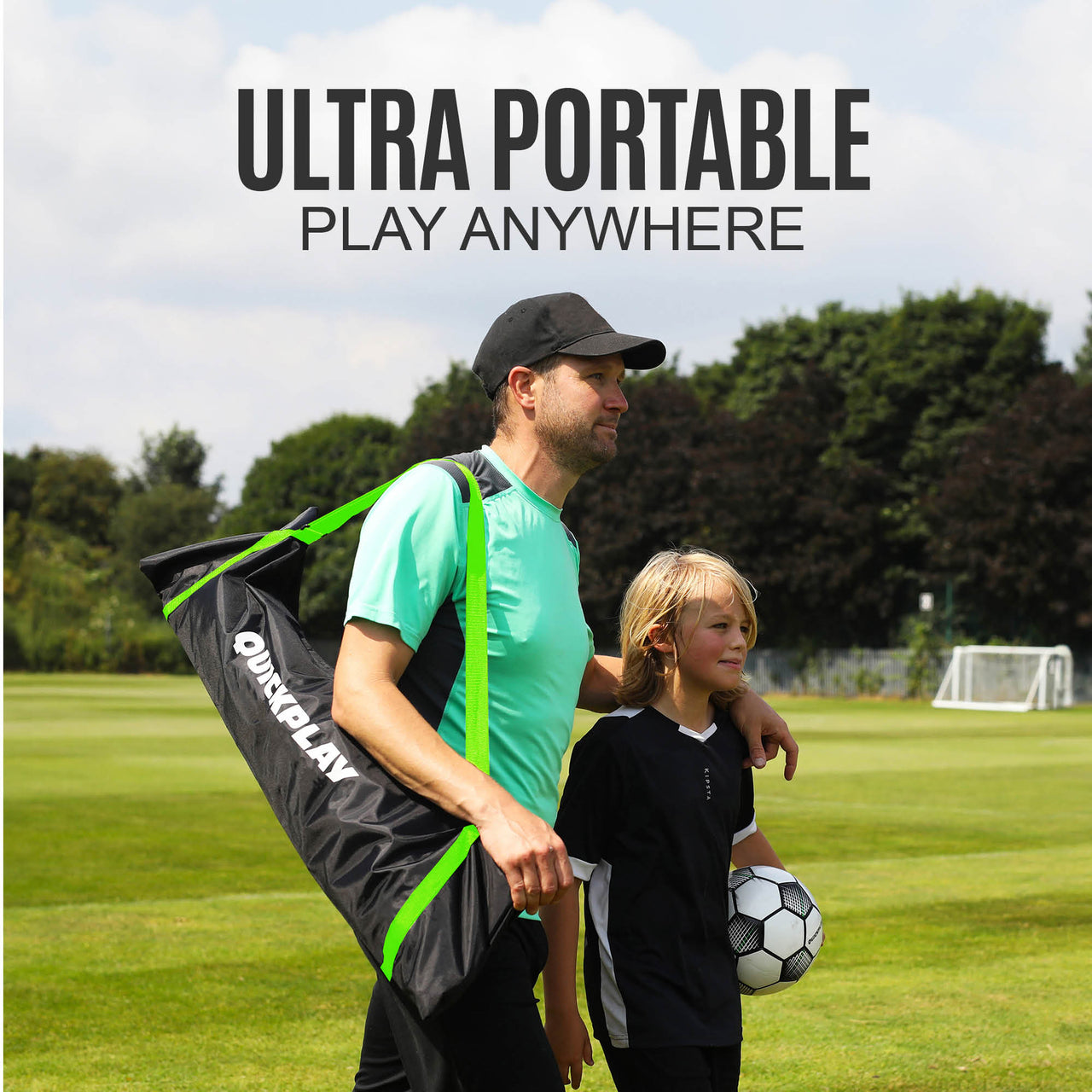 KICKSTER Portable Soccer Goal 8x5' QUICKPLAY