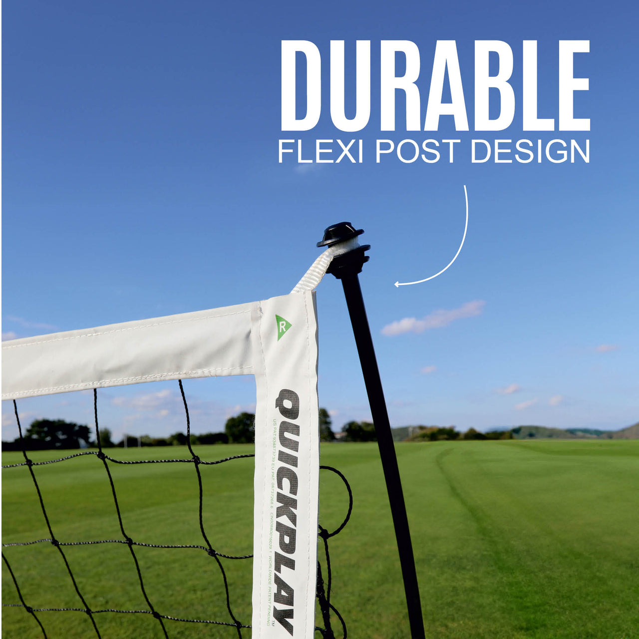 KICKSTER Portable Soccer Goal 12x6' QUICKPLAY