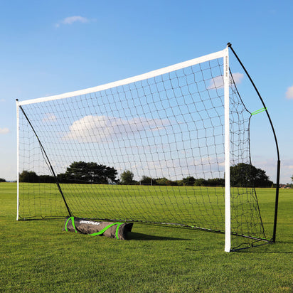 KICKSTER 12x6 Portable Soccer Goal 2 Minute setup QUICKPLAY USA