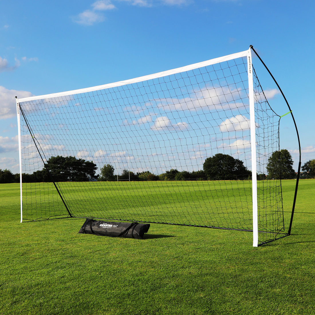 KICKSTER Portable Soccer Goal 16x7' - QUICKPLAY - Backyard backyard goal instructions portable ship15 Soccer