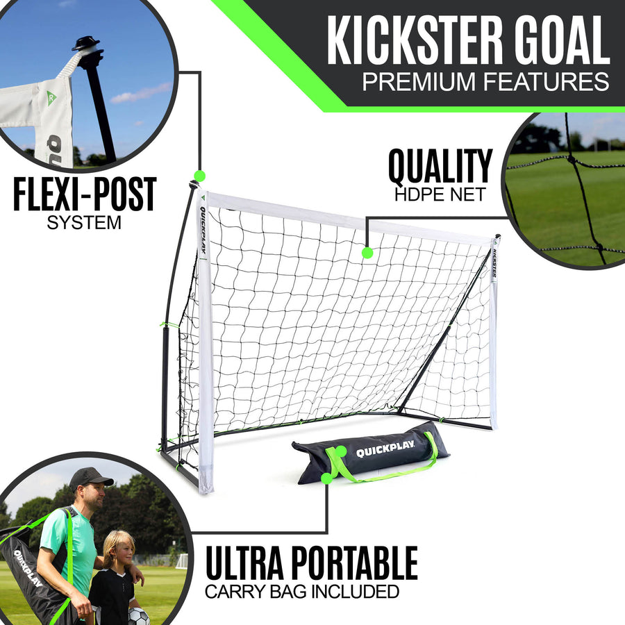 KICKSTER Portable Soccer Goal 18.5x6.5'