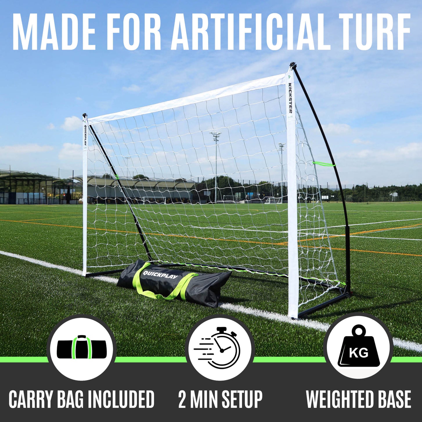 KICKSTER Elite Portable Soccer Goal 8x5'