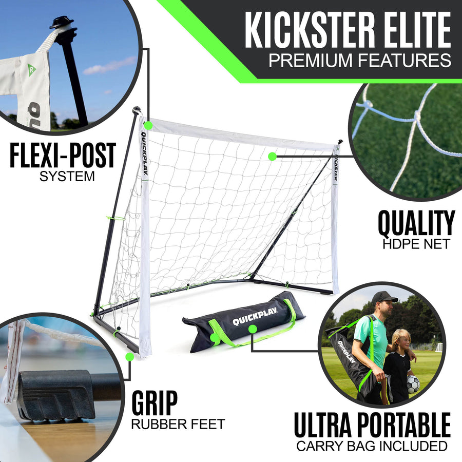 KICKSTER Elite Portable Futsal Goal 9.8x6.5'