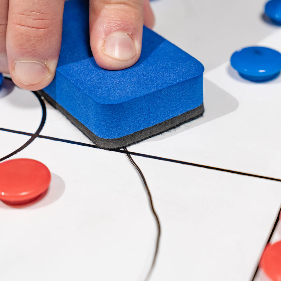 Soccer Coaching Magnetic Whiteboard - Double Sided