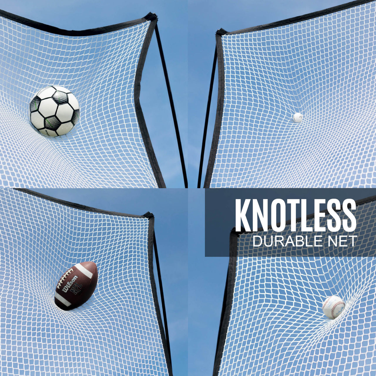 MEGA NET Multi Sport Backstop Net 12x9' QUICKPLAY