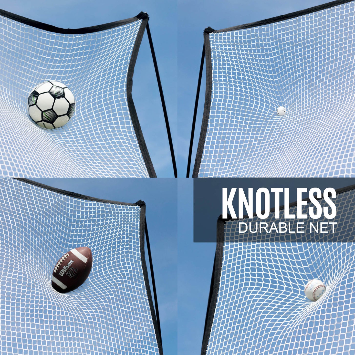 MEGA NET Multi Sport Backstop Net 12x9' QUICKPLAY