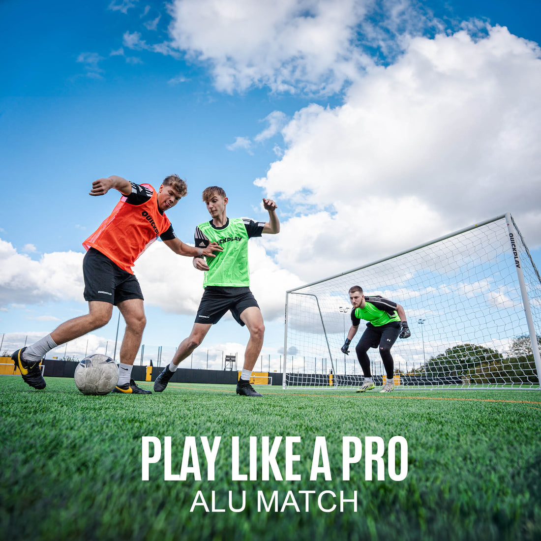 PRO ALU Match Soccer Goal 16x7' - QUICKPLAY - Aluminum Goals Astroturf Folding Goals indoor instructions Pro ship70 Soccer Soccer Coach Soccer Teams