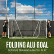 PRO ALU Match Soccer Goal 16x7' - QUICKPLAY - Aluminum Goals Astroturf Folding Goals has-spares indoor instructions low-stock Pro ship70 Soccer Soccer Coach Soccer Teams