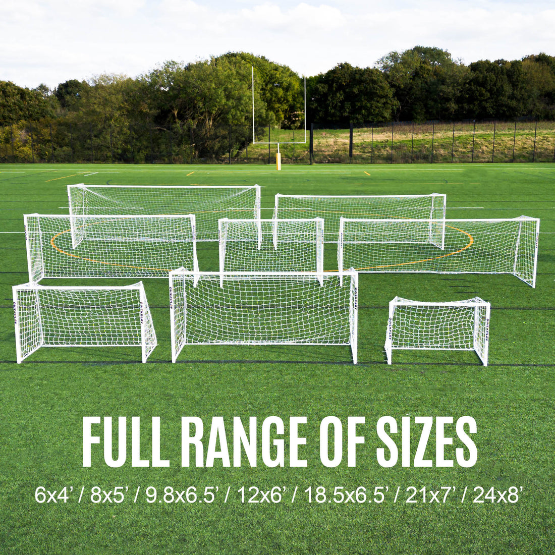 PRO ALU Match Soccer Goal 16x7' - QUICKPLAY - Aluminum Goals Astroturf Folding Goals indoor instructions Pro ship70 Soccer Soccer Coach Soccer Teams